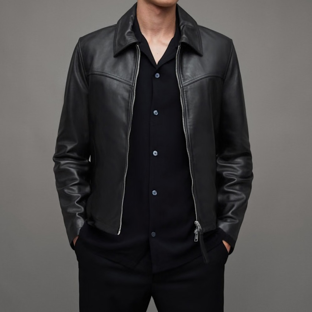 AllSaints: Tune Leather Jacket